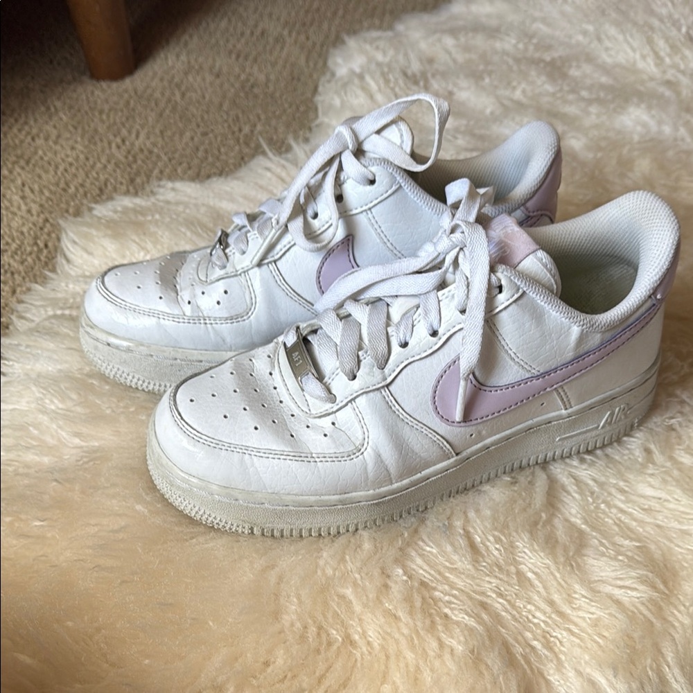 Nike Air Force 1 with Purple Highlights